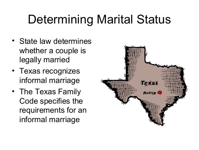 common law marriage recognized in texas